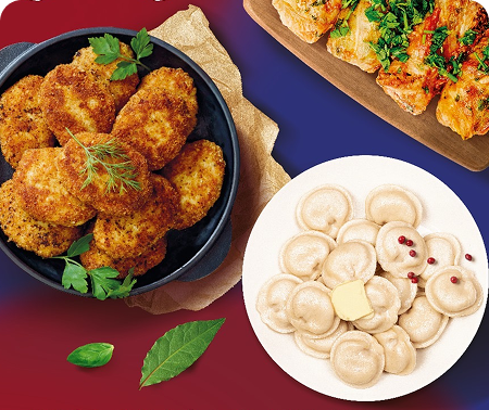 Замороженные полуфабрикаты